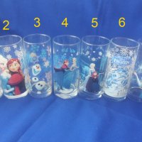 Чаши Леденото кралство, Замръзналото кралство стъклени, снимка 1 - Колекции - 32811577