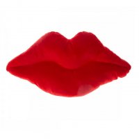 Плюшена възглавничка устни в червено. Оригинален подарък., снимка 2 - Плюшени играчки - 39783220