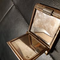 Старинна метална кутия-огледало , снимка 7 - Антикварни и старинни предмети - 28218582