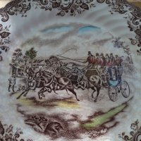 Стар порцелан колекционерска чиния JOHNSON BROS, снимка 2 - Антикварни и старинни предмети - 38439842