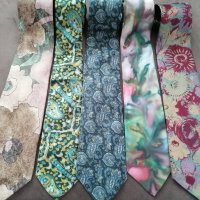 Италиански копринени вратовръзки 1, снимка 4 - Други - 39639335