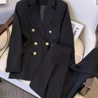 дамско елегантно сако и панталон в 4 цвята , снимка 1 - Комплекти - 44044932