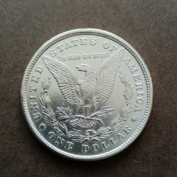 1 Морган долар 1878 г сребро, снимка 2 - Нумизматика и бонистика - 44866256
