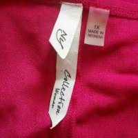 Еластична цикламена блуза 🌸XL р-р👚 арт.346🍀, снимка 4 - Блузи с дълъг ръкав и пуловери - 27968063