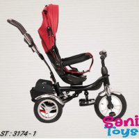 Детска триколка ZIZITO TROY, червена, снимка 3 - Детски велосипеди, триколки и коли - 38206688
