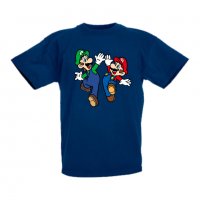 Детска тениска Супер Марио Mario & Luigi High Five, снимка 5 - Детски тениски и потници - 33089720