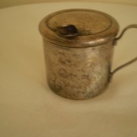 Стара посребрена немска каничка за мляко , чай маркирана, снимка 3 - Аксесоари за кухня - 36955372
