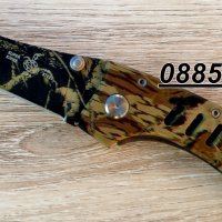 Сгъваем нож SUPER KNIFE USA 440C, снимка 1 - Ножове - 26507590