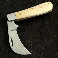 Pruning Knife White Bone. Симпатичен и много компактен джобен, сгъваем нож, (PA3048BO), снимка 3 - Ножове - 40601905