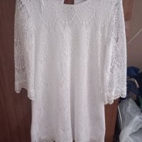 Бяла рокля HQM използвана, снимка 1 - Рокли - 43910654