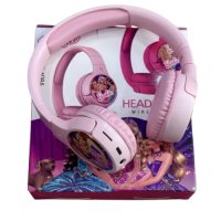 Безжични слушалки с вграден микрофон Barbie, сгъваеми и регулируеми, снимка 3 - Безжични слушалки - 43687292