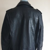 True Prodigy Leather Jacket Slim Fit Mens Size 2XL ОРИГИНАЛ! НОВО! Ест. кожа!, снимка 4 - Якета - 43300069