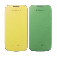 Калъф за Samsung S4 Mini Flip Cover Yellow & Green (2бр.), снимка 1 - Калъфи, кейсове - 42976473