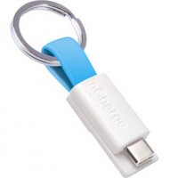 inCharge All in One - Charge&Data кабел ключодържател, само 3,8 см, снимка 2 - USB кабели - 40109543