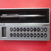 Страхотен комплект калкулатор с химикал , снимка 6 - Ученически пособия, канцеларски материали - 43969664