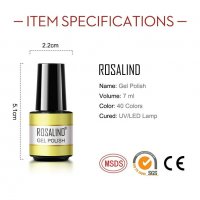 UV&LED ГЕЛ ЛАК ROSALIND MIX ГАМА - СЕРИЯ R, снимка 4 - Продукти за маникюр - 37345854