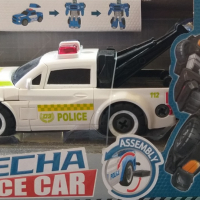 Трансформиращ полицейски пикап робот с отвертка (Transformers), снимка 1 - Коли, камиони, мотори, писти - 44861995