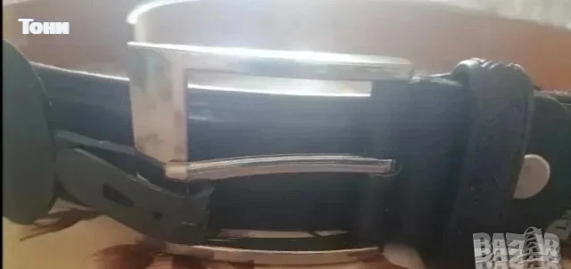 Нов Мъжки Колан Изцяло от Естествена Кожа с Етикет 135см. , снимка 1