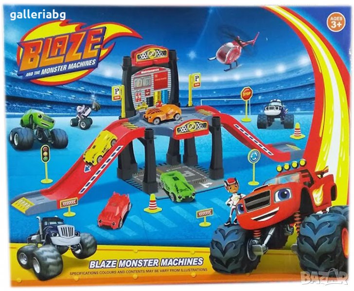 Писта с колички Пламъчко и машините, снимка 1