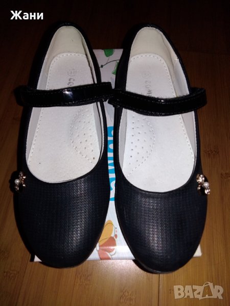 Детски черни обувки, снимка 1
