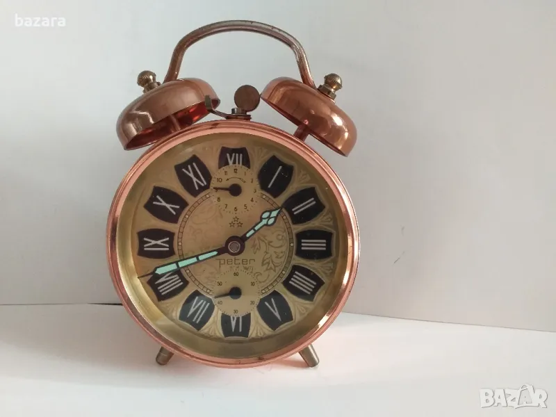 Немски будилник с камбанки, снимка 1