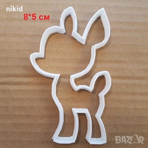Сърна Сърничка пластмасов резец форма фондан тесто бисквитки, снимка 1
