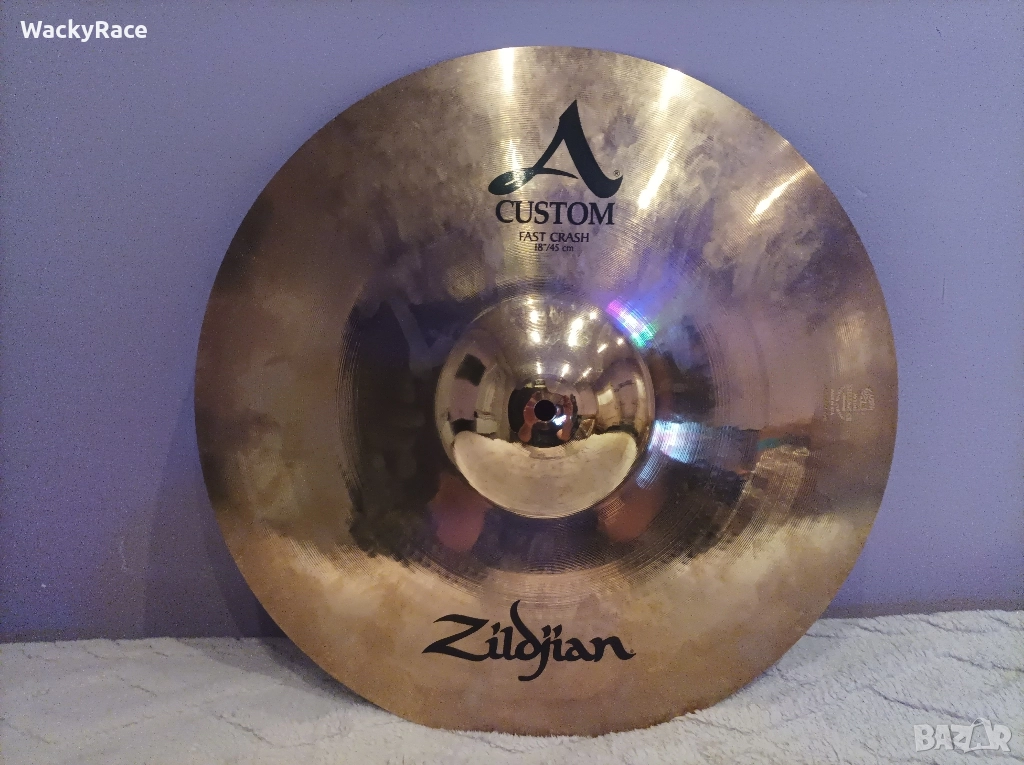 Краш чинел Zildjian A Custom Fast Crash 18", снимка 1