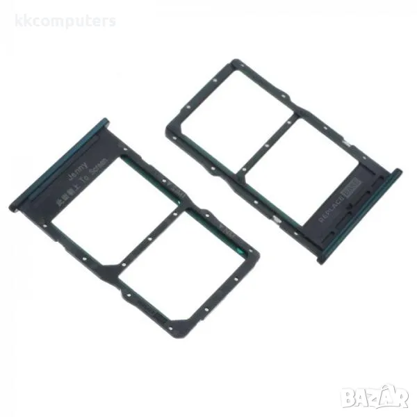 SIM / MicroSD държач /черен/ за Huawei P40 Lite Баркод : 562895, снимка 1