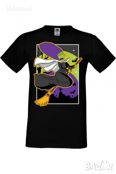 Мъжка тениска,The Simpsons Marge Simpson 02,Halloween,Хелоуин,Празник,Забавление,Изненада,Обичаи,, снимка 1