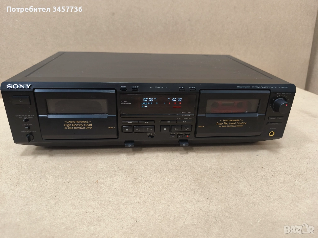 Дек Sony TC-WE 525 за ремонт, снимка 1