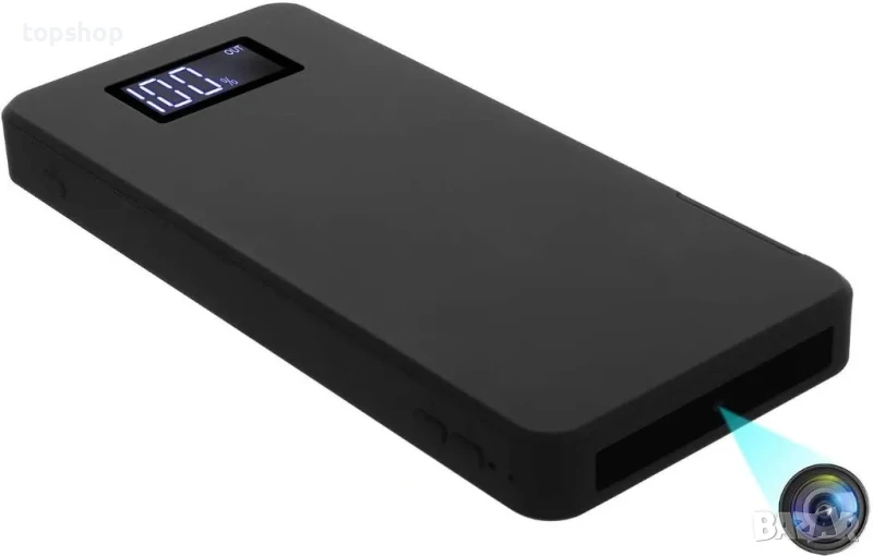 Камерa Igzyz, скрита камера в Power bank 10000 mAh, 1080P нощно виждане, детектор за движение, снимка 1