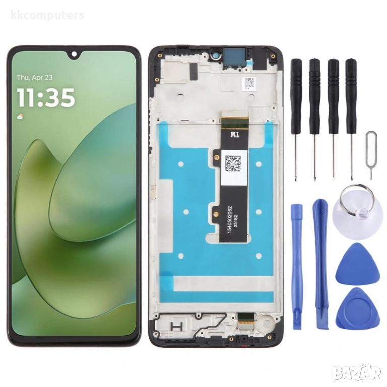 OEM LCD Дисплей и Тъч Скрийн с Рамка за Motorola Moto G06, снимка 1