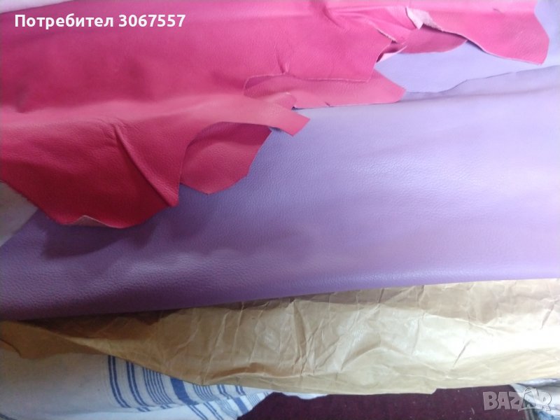 Продавам италианска естествена кожа,подходяща за чанти, портмонета, тапицерия , снимка 1