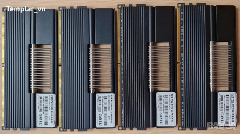 GEIL EVO ONE 4x2 DDR2 800 444  at 1066 555, снимка 1