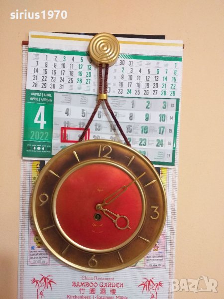 Механичен стенен часовник маяк произведен с е, снимка 1