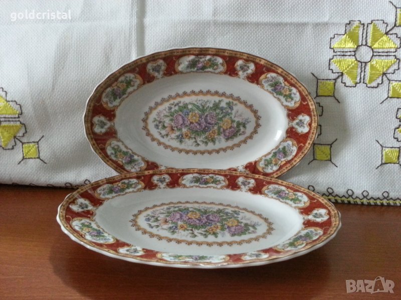 Български порцелан чинии и плато , снимка 1