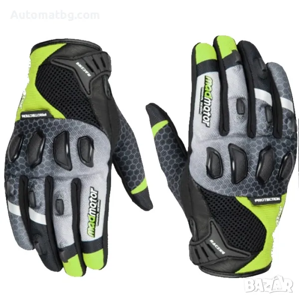 Мото ръкавици Automat, PA512, 2бр, Жълт, L, XL и XXL, снимка 1