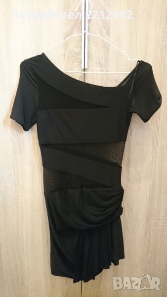Къса черна парти рокля (НОВА), снимка 1
