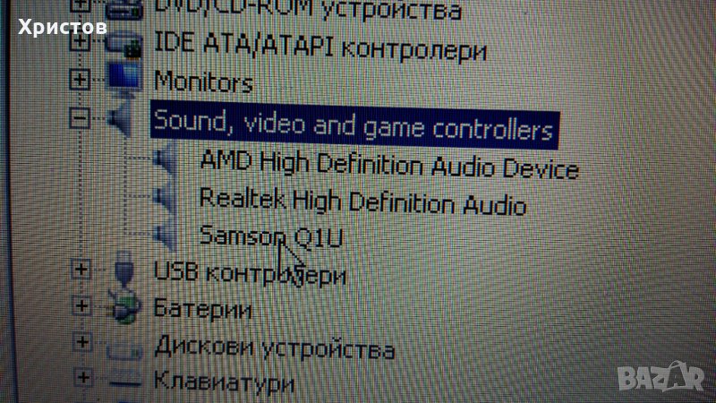 USB Микрофон SAMSON, снимка 1