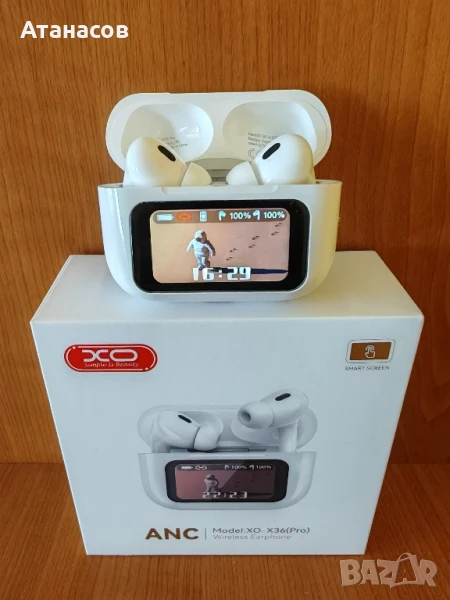 Слушалки безжични ANC XO-X36(Pro) Bluetooth 5.3 с дисплей, снимка 1