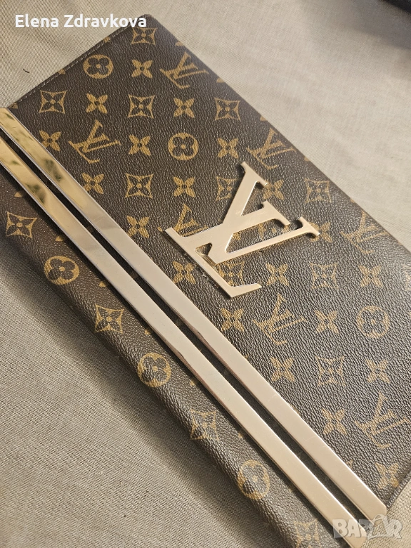 Дамска чанта тип клъч – стил Louis Vuitton, снимка 1