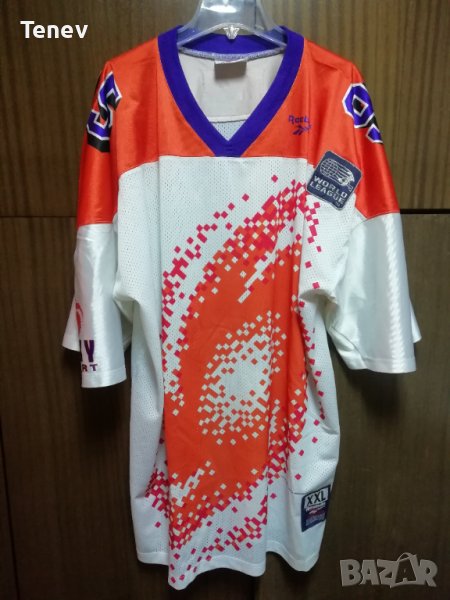 NFL GALAXY FRANKFURT WORLD LEAGUE AMERICAN FOOTBALL REEBOK 95 JERSEY тениска за американски футбол, снимка 1