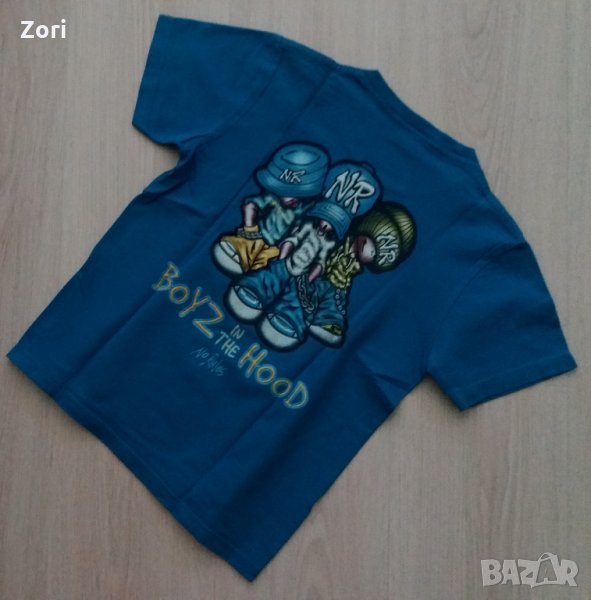 Синя тениска BOYZ IN THE HOOD, снимка 1