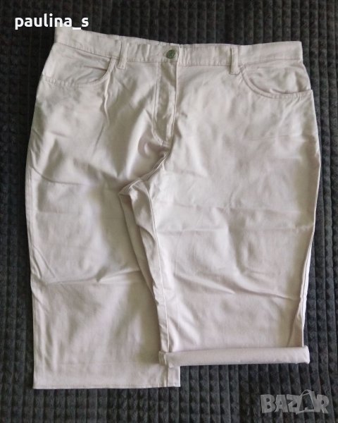 Сатенирани дънкови бермуди "woman's" fashion / голям размер , снимка 1