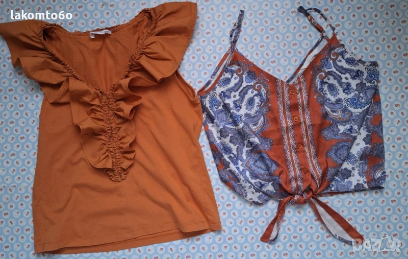 Лот от два топа Mango  и H&M. Размер S, снимка 1