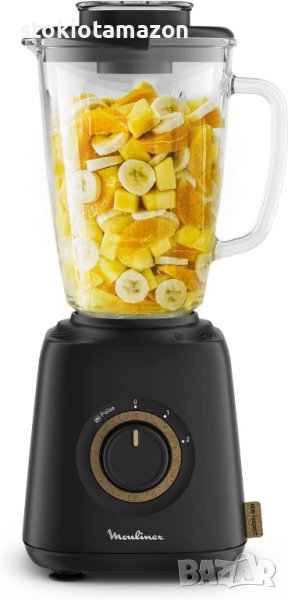 Блендер Moulinex Blendforce Eco Respect LM46EN 800 W стъклен блендер, блендер за смути с 4 остриета,, снимка 1