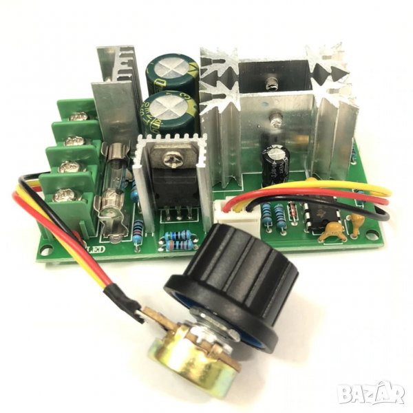 Регулатор на обороти за постоннотоков DC двигател 20А, снимка 1