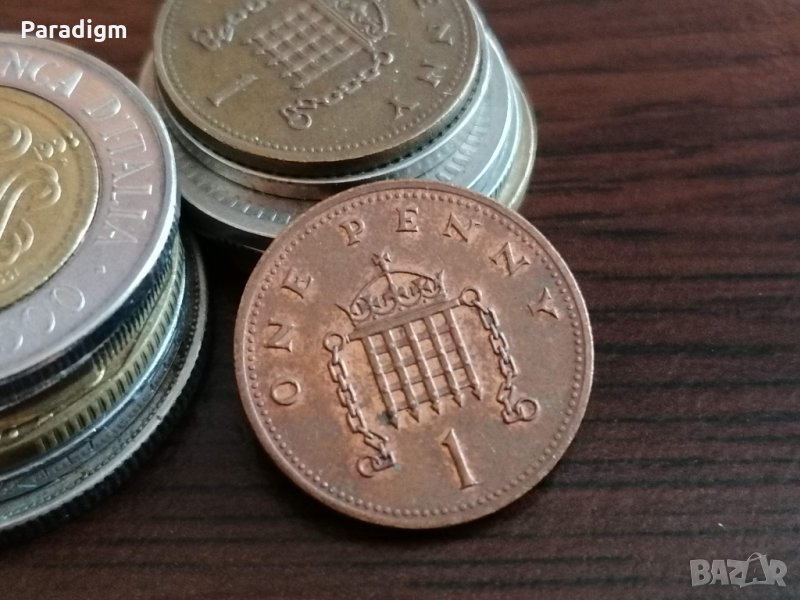Монета - Великобритания - 1 пени | 1990г., снимка 1