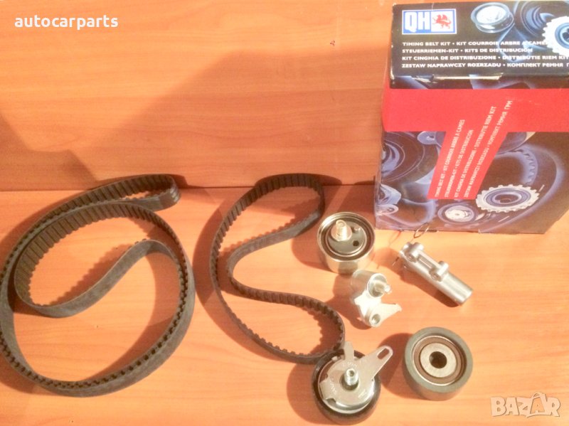 Комплект ангренажен ремък за AUDI A4, A6, A8, VW Passat двигател 2.5 TDI quattro, 2.5 Syncro 4motion, снимка 1