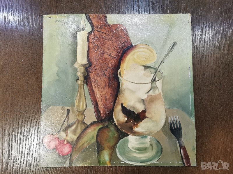 Стара Маслена Картина , снимка 1